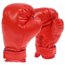 Перчатки боксерские, детские, цвет красный 3572981 .
