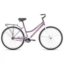 Велосипед городской дорожный rigid ALTAIR City 28 low 28"/700c 19" фиолетовый/белый RBKT1YN81012 2021 г.