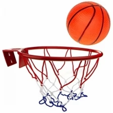 Баскетбольная рама 1Toy с надувным баскетбольным мячом, 25*20 см (Т20093)