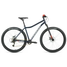 Велосипед горный хардтейл FORWARD SPORTING 29 X D 29" 19" темно-синий/красный RBKW1M198011 2021 г.
