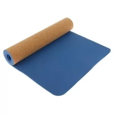 Коврик для йоги 183 x 61 x 0,6 см, цвет синий