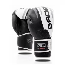 Боксерские перчатки Bad Boy Pro Series Advanced Boxing Gloves Black/White 14 унций