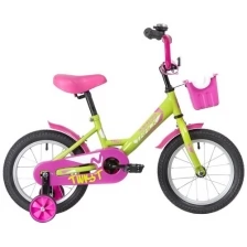 Велосипед детский Novatrack TWIST 14" XS зеленый 141TWIST.GN20 2020
