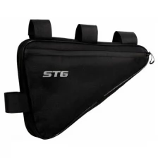 Велосумка STG под раму, влагозащищенная, 40х26х5 см, 3,7 л, черный, модель 555-553 (Х108351)