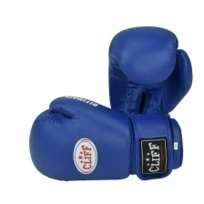 Перчатки боксерские CLIFF INFINITY PVC, синий, 10 (oz)