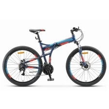 Горный (MTB) велосипед STELS Pilot 950 MD 26 V011 (2020) рама 17,5" Тёмно-синий