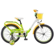 Велосипед Детский Stels Pilot 190 18" V030 2019 (9, Зелёный/жёлтый/белый)