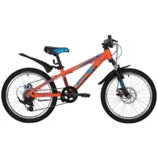 Подростковый горный (MTB) велосипед NOVATRACK Extreme 20 7 Disc (2020) Оранжевый