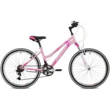 Подростковый горный (MTB) велосипед Stinger Latina 24 (2021) рама 14" Розовый
