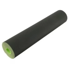 Коврик для йоги 183 х 61 х 0,6 см, двухцветный, цвет темно-зеленый 4466007