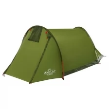 Палатка туристическая HARLY 3, размер 210 х 180 х 110 см, 3-местная, однослойная Maclay 5385302 .