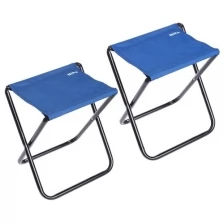Набор стульев НПС в сумке, набор 2 штуки, 34 x 30 x 37 см, цвет синий