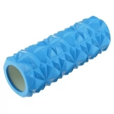 Роллер массажный для йоги 33 х10 см, цвет синий