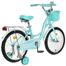 Детский велосипед GRAFFITI Premium Girl 18", мятный/белый 4510733