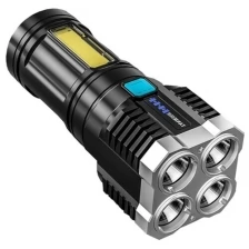 Мощный светодиодный сверхъяркий фонарик Grand Price для кемпинга, с USB-зарядкой
