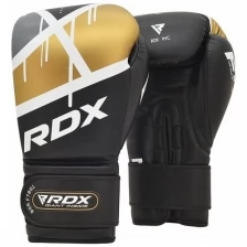 Боксерские перчатки RDX Boxing Glove BGR-F7BGL черный/золотой 12 унций