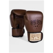 Боксерские перчатки Bad Boy Heritage Thai Boxing Gloves коричневый 10 унций
