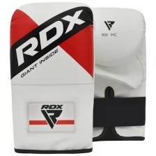 Перчатки снарядные RDX Boxing Bag Mitts BMR-F10P белый/розовый