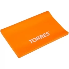 Эспандер TORRES 4 кг, латексная лента, оранжевый