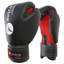 Перчатки боксерские RUSCO SPORT кож.зам. 8 Oz черные 2947736