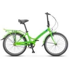 Городской велосипед STELS Pilot 760 24 V020 (2021) ярко-зеленый 14.5" (требует финальной сборки)
