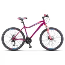 Горный (MTB) велосипед STELS Miss 5000 D 26 V020 (2022) фиолетовый/розовый 18" (требует финальной сборки)