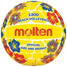 Мяч для пляжного волейбола MOLTEN V5B1300-FY, р.5