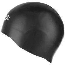Шапочка для плавания SPEEDO , силиконовая, черный (размер 52-58)