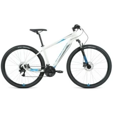 Велосипед Forward Apache 29 3.2 HD 2022 рост 19 серый/синий