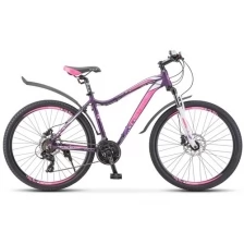 Горный (MTB) велосипед STELS Miss 7500 D 27.5 V010 (2020) темно-пурпурный 18" (требует финальной сборки)