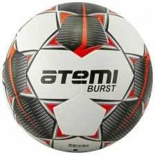 Мяч футбольный атеми BURST размер 5, 32 п, окружность 68-71, гибрид