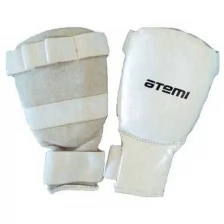 Перчатки для карате, кожа, цвет белый, Atemi Pkp-453 размер XL