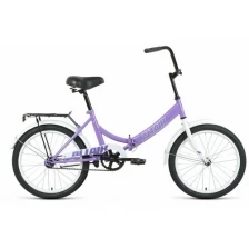 Велосипед ALTAIR CITY 20 (20" 1 ск. рост. 14") 2022, фиолетовый/серый, RBK22AL20007