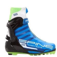 Лыжные ботинки Spine Concept Skate Pro 297 NNN (синий/черный/салатовый) 2020-2021 43 EU