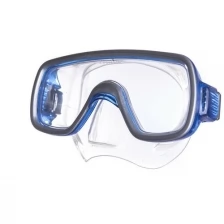 Маска SALVAS Geo Jr Mask, для плавания арт.CA105S1BYSTH, безопасн.стекло, силикон, размер: Junior, синий