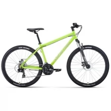Горный (MTB) велосипед Forward Sporting 27.5 2.2 disk 21-s (2022) 17 яркий/зеленый/серебристый (требует финальной сборки)