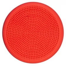 Подушка балансировочная, массажный диск RED Skill, красная, 33,5 см