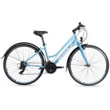 Городской велосипед Dewolf Asphalt 10 W (2022) светло-голубой 14"