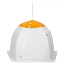 Палатка MrFisher, зонт, трехместная, в упаковке, без чехла, цвет серый, оранжевый