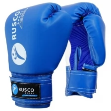RuscoSport Перчатки боксерские RUSCO SPORT кож.зам. 8 Oz синие