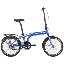 Велосипед городской Dewolf Route 3 (2021), OSO, синий металлик/синий металлик/белый
