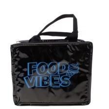 Термосумка-шоппер "Food vibes", 10х17х20 см (3,5 л)