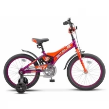 Велосипед "STELS Jet 16" -19г. Z010 (фиолетово-оранжевый)