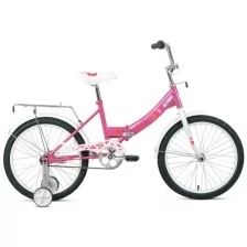 Велосипед ALTAIR CITY KIDS 20 COMPACT (20" 1 ск. рост. 13" скл.) 2022, розовый, IBK22AL20037