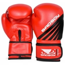 Боксерские перчатки Bad Boy Training Series Impact Boxing Gloves - Red/Black 10 унций
