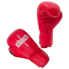 Перчатки боксерские Clinch Olimp красные, вес 12 унций