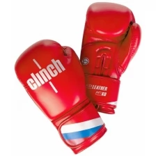 Боксерские перчатки Clinch Перчатки боксерские Clinch Olimp Plus красные 10 унций
