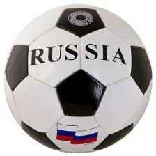 Мяч футб.,250г, №5, PVC ,matt,1 слой,логотип Россия
