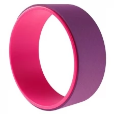 Йога-колесо "Лотос" 33 x 13 см, цвет розовый-фиолетовый