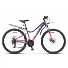 Велосипед 26" Stels Miss-5000 MD, V020, цвет вишневый/розовый, размер рамы 18"